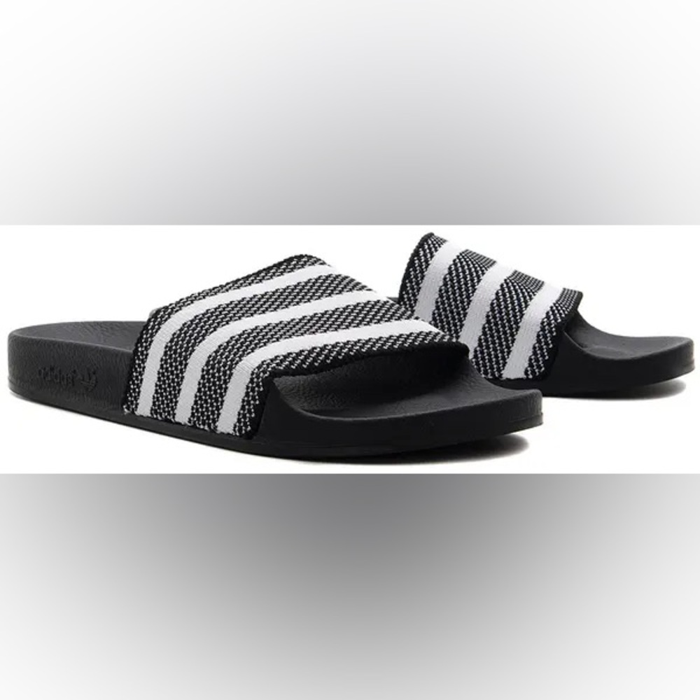 ADIDAS • Adilette Primeknit Slides - Picture 2 of 7